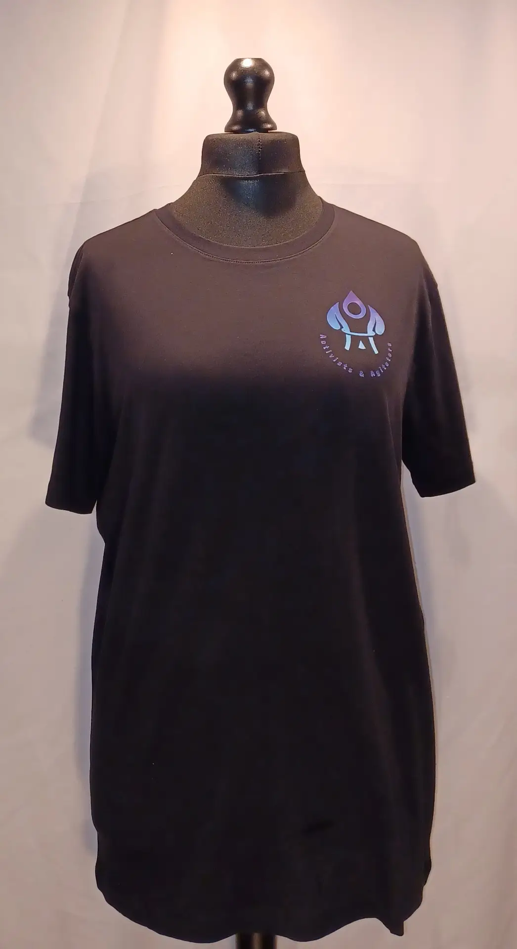 Black T-Shirt with Fade logo - Large FV