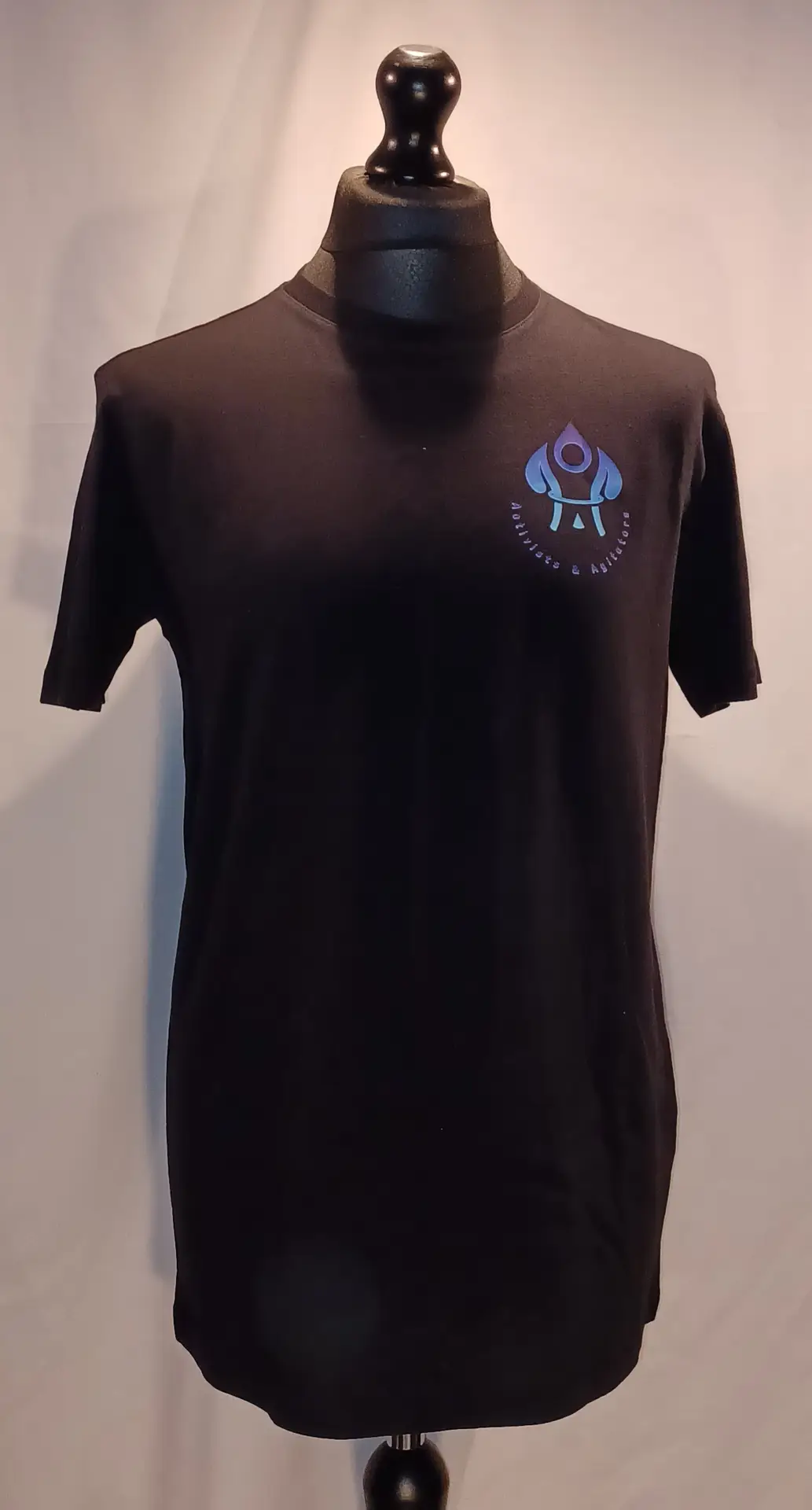 Black T-Shirt with Fade logo - Medium FV
